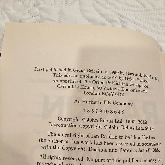 Ian Rankin "Westwind" Hardcover Book, 2019 Reissue - Picture 4 of 11